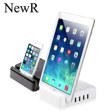 4 port USB adapter 5v2 4A USB Tablet Travel Charger for iphone 6 5 5S Mobile