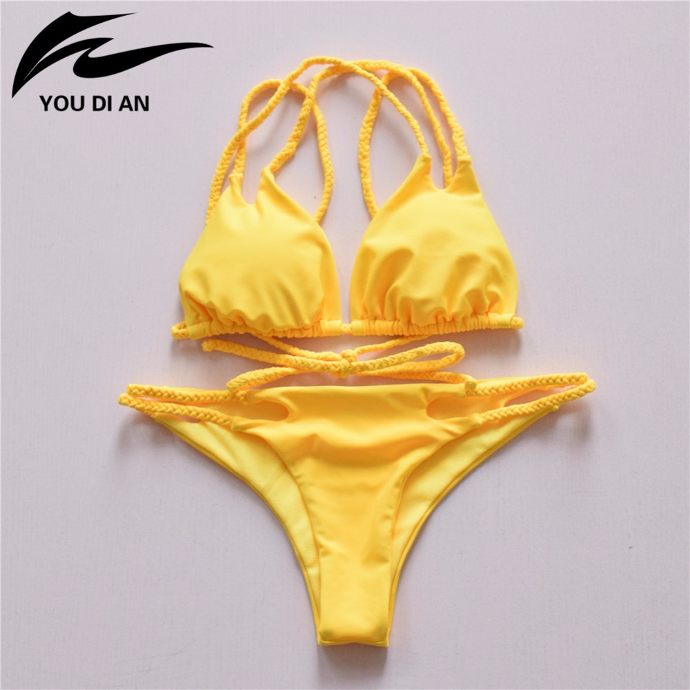 Bandage Bikini sets 2016 Sexy Beach Swimwear Women Swimsuit Bathing Suit Brazilian push up Bikini Set maillot de bain Biquini Bandage Bikini sets 2016 Sexy Beach Swimwear Women Swimsuit Bathing Suit Brazilian push up Bikini Set maillot de bain Biquini