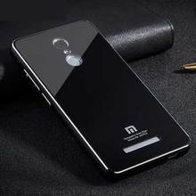 For Xiaomi Redmi Note 2 pro note 3 Top Quality Luxury Aluminum Metal Frame + Tempered Glass Battery Cover Case for redmi note 3