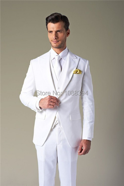 Popular White Fitted Tuxedo and Pants-Buy Cheap White Fitted