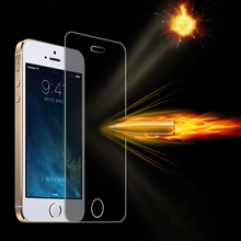 0.3mm thin Slim 2.5D Tempered Glass screen protector for iPhone5 iPhone 5 5S 5C Ipone Protective Film Guard pelicula de vidro