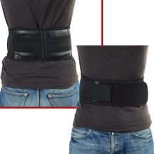 Adjustable Tourmaline Self heating Magnetic Therapy Waist Belt Lumbar Support Back Waist Support Brace Double Banded