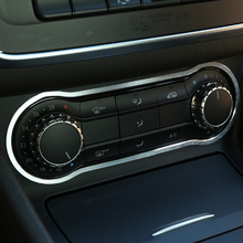 Aluminum Alloy Air Condition Panel Trim For Mercedes Benz GLA CLA 200 220 A B Class Accessory Car Styling