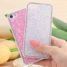 5S Capa Luxury Full Glitter Bling Rhinestone Crystal Case For Apple iphone 5 5S Mobile Phone