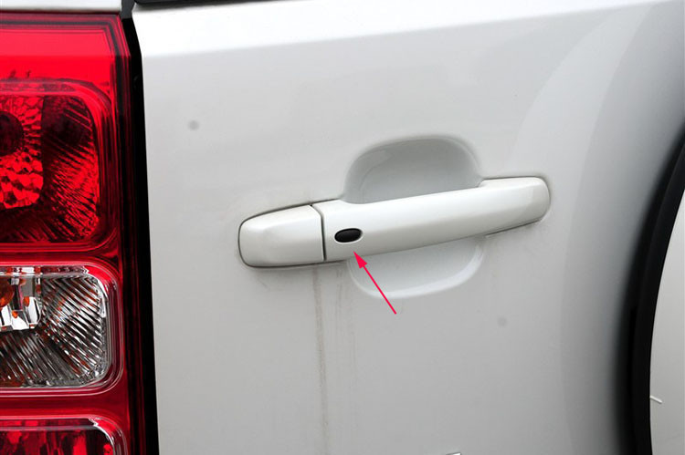 For Suzuki Grand Vitara 2007 2013 ABS chrome Door handle catch cover Trim cap auto accessories 10pcs Free Shipping (2)