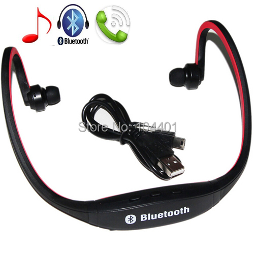Universal Sport Stereo Wireless Bluetooth Headset Headphone for iPhone 5/4 galaxy S3 S4 S5 for Smartphone Laptop Tablet