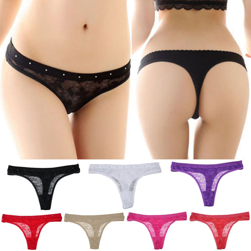 Top Selling Hot New Cute Women Sexy Cotton Lace Briefs seamless Panties Thongs G string Lingerie