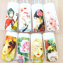 4PCS beauty lol girl design water transfer nail stickers decals nail art decoration manicure tools flower