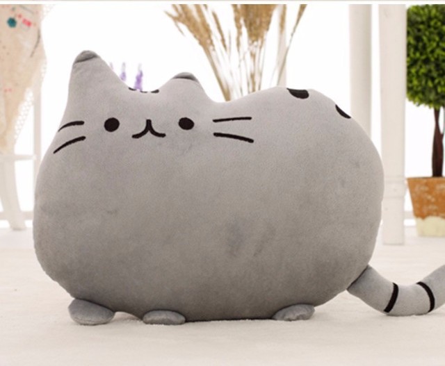 40 * 30 см плюшевые игрушки кукла животных без пп хлопка Juguetes игрушка Pusheen кошку Brinquedos для малыша каваи Peluches симпатичные подушка