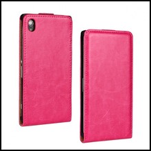 For Sony Xperia Z1 Flip Case Phone Accessory Crazy Horse Leather Wallet Bag For Sony Xperia