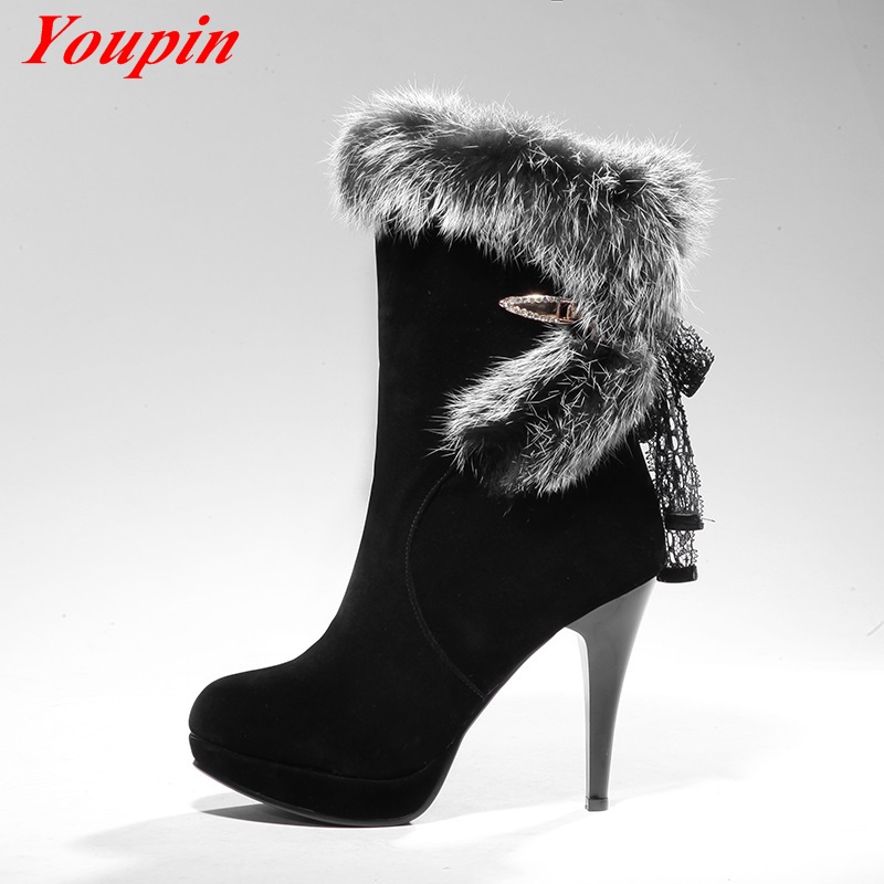 pumps boots Duantong snow boots 2015 autumn winter Black fashion boots Casual comfortable waterproof platform Explosion models