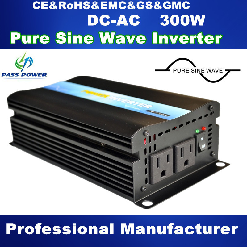 2012New Home convenient Small size 300W Pure Sine Wave Power Inverter