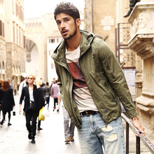 2016 New Arrival SIMWOOD Brand Clothing Spring Winter Men Jackets Casual Zipper Slim Fit Coat Free Shipping WJ1642