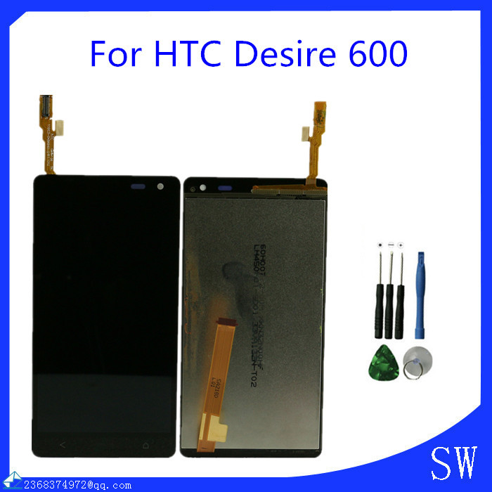Black For HTC Desire 600 LCD Display Touch Screen Digitizer Mobile Phone Repair Part Replacement