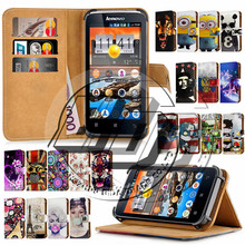 For Lenovo A316 A316I 4″Universal High Quality  Flora Flip Wallet leather Holder Cell Phones For Lenovo A316 Case Cover