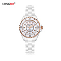 2016 New Luxury Brand LONGBO Mens Women Ceramic Watch Fashion Geneva Couple Watches Male Quartz Wrist