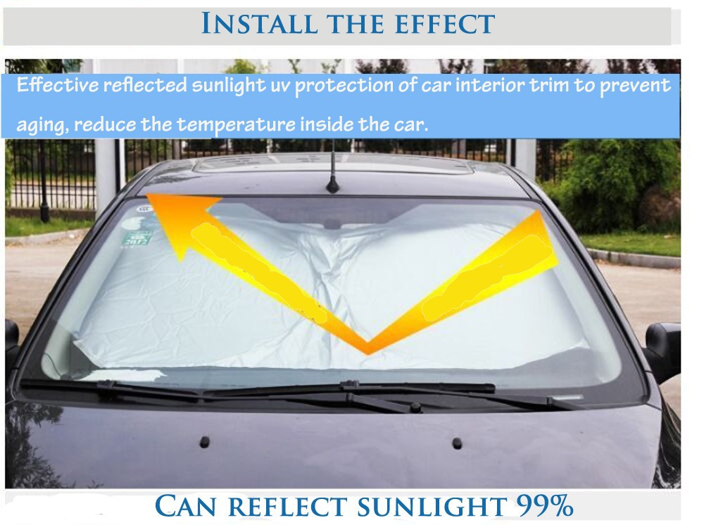 ᗚyika New Car Window Window Sun Shade Car Windshield Visor ᗖ Cover Cover Block Front Window