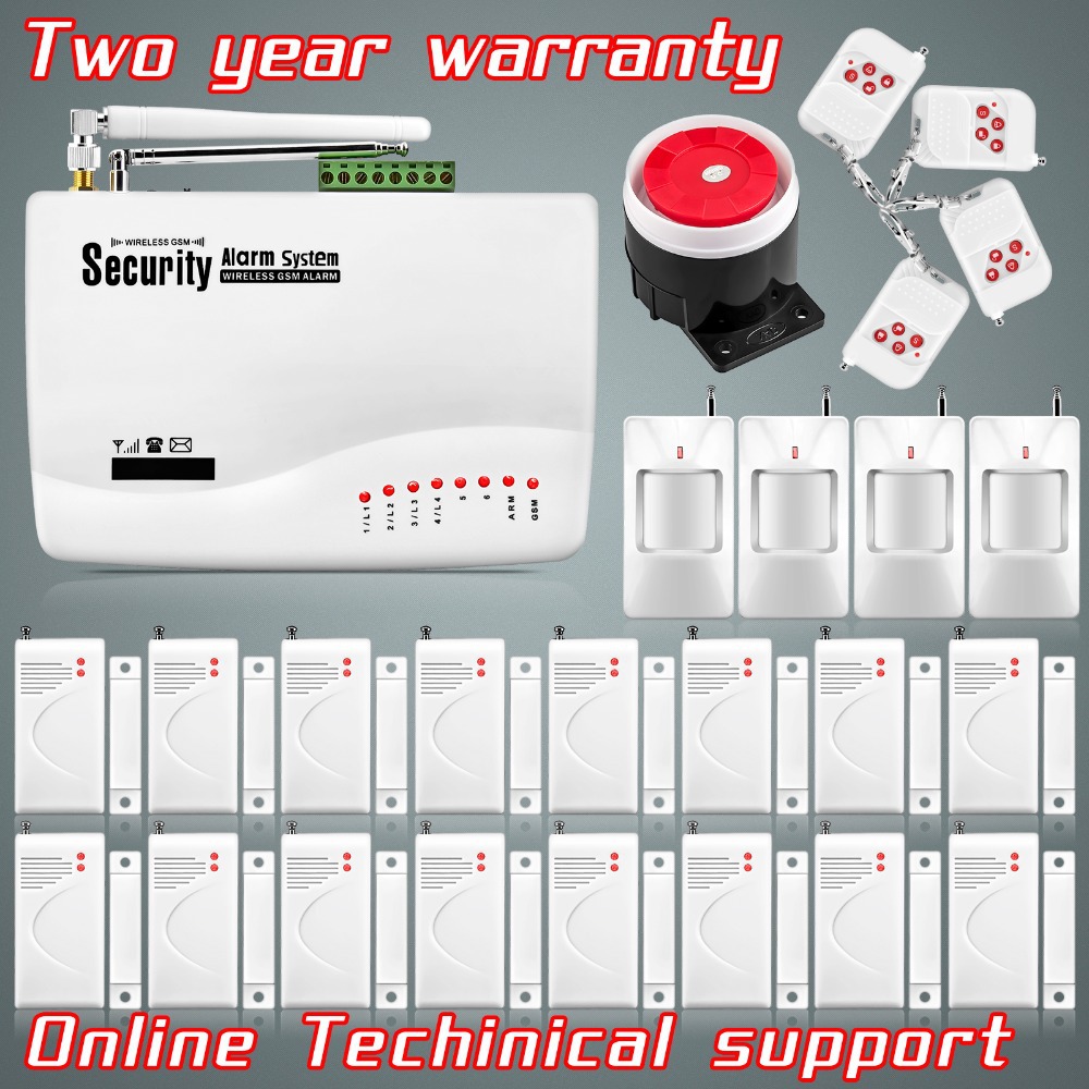 Security Alarm System Wireless Gsm Alarm     -  5