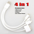 New 2016 Universal 4 in 1 USB Charger Phone Multi Cable Charging Cord cell Mobile phone