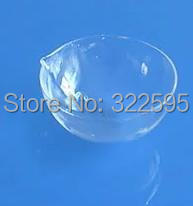 120mm quartz glass ROUND BOTTOM  evaporating dish one pc free shipping