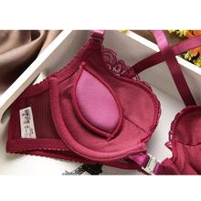 New 2015 Deep U Push Up Bra Set france brand bra sets sexy lingerie sexy lingerie