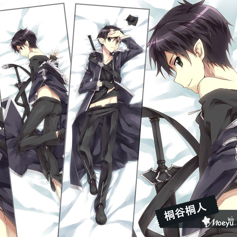 Sword Art Online 2 Kirigaya Kazuto Kirito Dakimakura