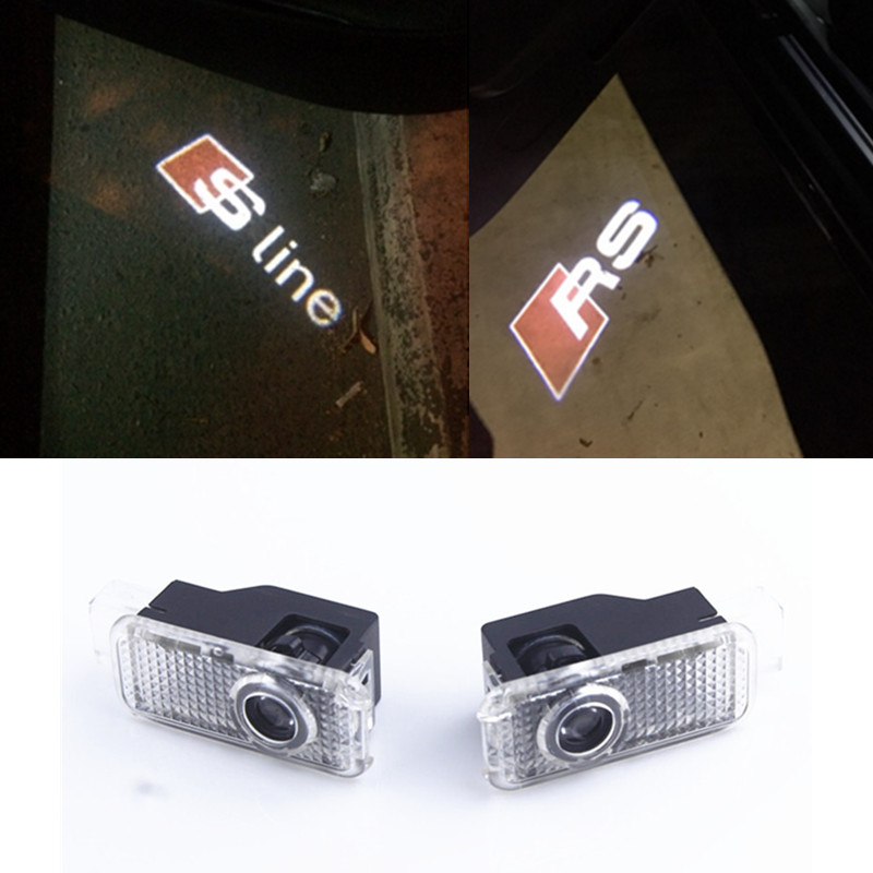 Compra Led puerta del coche luz proyector de la insignia online al por