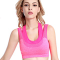 Professional Sports Mesh Fitness Women Yoga Top Sexy Push up Sports Bra Yoga Fitness Vest Bra