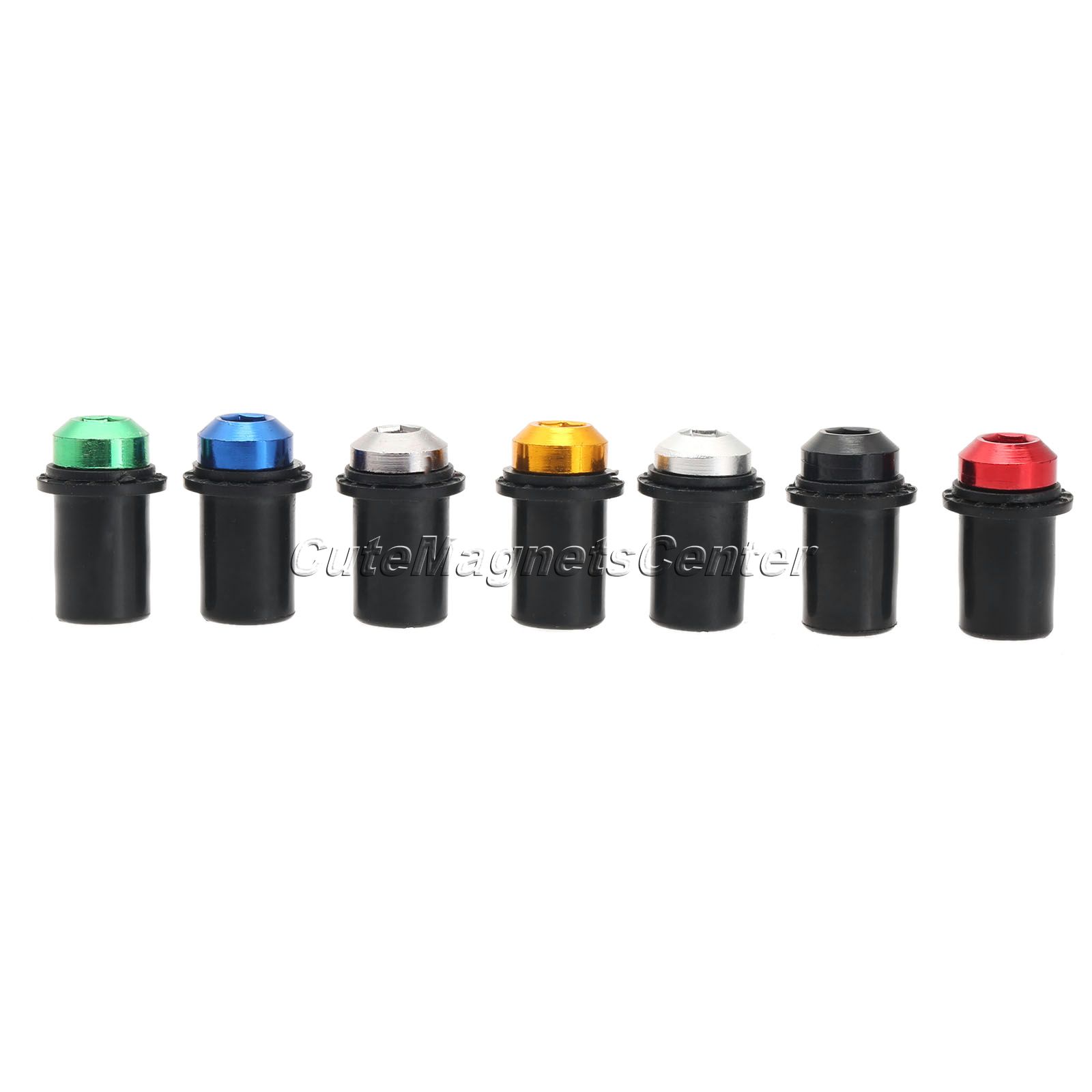 Universal 10Ps Motorcycle 5mm CNC Aluminum Windscreen Windshield Bolts Screw Nut Fastener Kit Motorbike Mounting Nuts