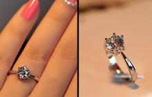 Hot sales 6Claw Jings Wedding zircon Rings for Women 925 sterling silver Crystal Engagement Ring Jewelry