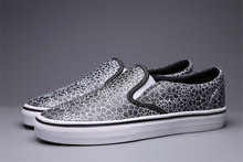 100 Original brand famous designer pu leather women men shoes off unisex the wall sun flower