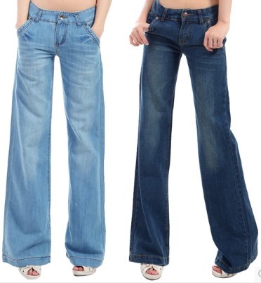 Buy 2013 winter new loose denim wide leg pants (draping) Women ...