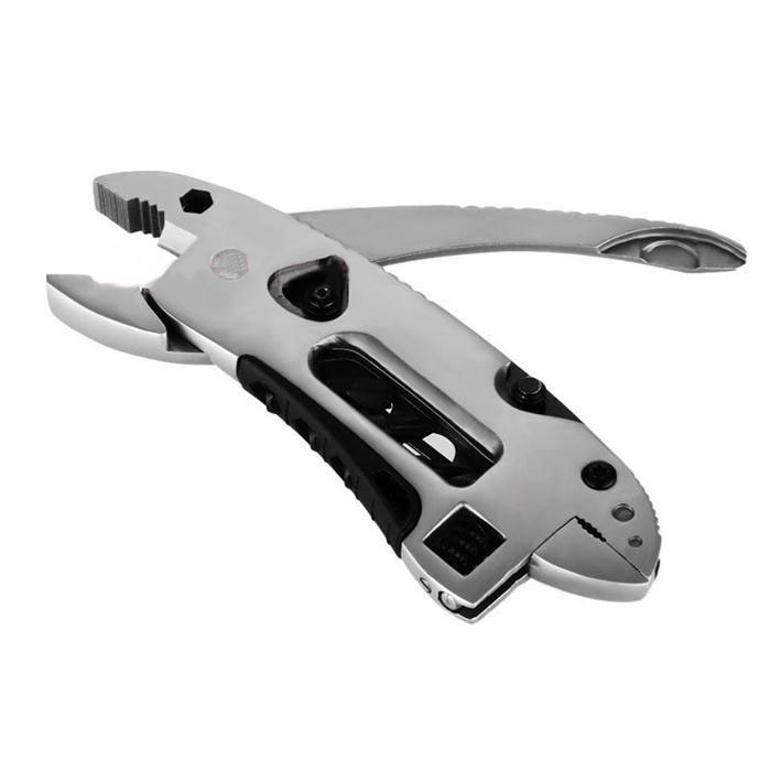 Portable Multi Tool Set for Outdoor Survival Gear Adjustable Wrench Jaw Screwdriver Pliers Knife