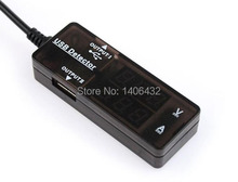 Dual USB Detector Charging Voltage Meter Current 3 2 10V 0 3A Voltmeter Ammeter Charger For