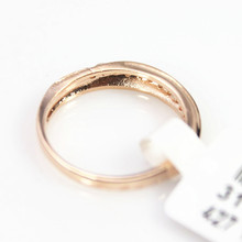 Fashion Crystal Ring 18K Rose Gold Plated Made with Genuine Austrian Crystals Full Sizes Wedding Ring