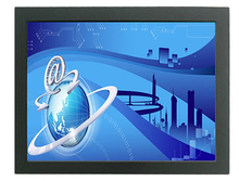 19 inch Metal Open Frame Wall Mount Touch Monitor Industrial 5-wire resistive touch screen monitor
