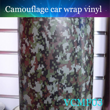 Free Shipping Camo Wrap Auto Sticker Camouflage Car Vinyl Film 12 x60 with bubble free