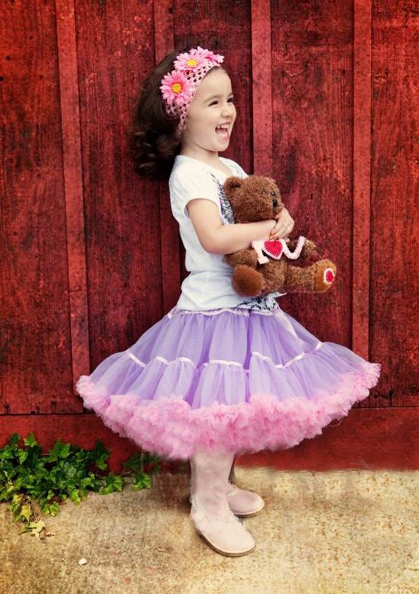 Пышные Юбки Для Девочек Pettiskirt Двухцветные