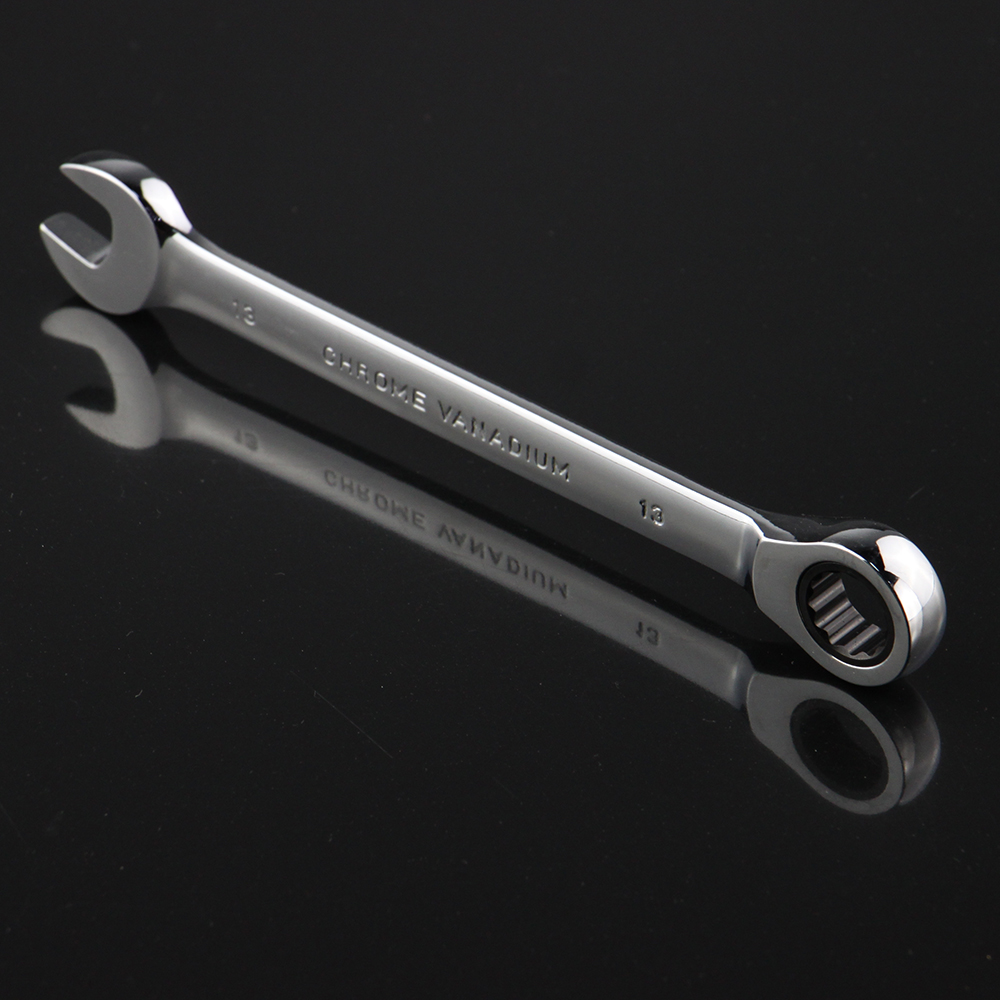 13mm ratcheting combination wrench, ratchet spanner, combination wrench, Chrome Vanadium