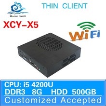 XCY Vensmile W10 Mini PC PC Desktop Computer X5 4200U 8G RAM 500GB HDD Support outdoor printer,projector