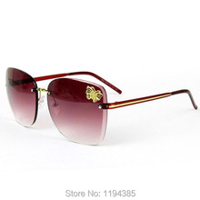 2015 Trendy Fashion Sunglasses Luxury Ladies Butterfly Designer Brand Embellishment Sun glasses Women Glasses Female