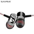 New GLAUPSUS G1 In Ear Earphone HIFI Quality Sound fone de ouvido Metal Subwoofer Headset with