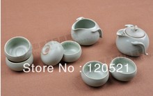 Jituan tea set kung fu tea set Ru kiln tea set 8pieces set Free shipping