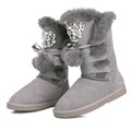 2014 New Genuine Leather Women Boots Fashion Ladies Knee High Boots