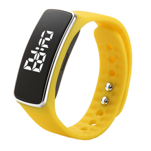 Excellent Quality New Brand Digital watch Womens Mens Rubber LED Watch Date Sports Bracelet Digital Wrist Watch for Gift