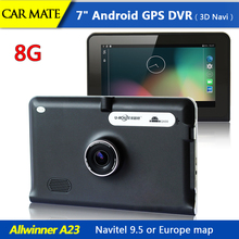 2015 New 7 inch Android GPS Navigation Car DVR Camera Recorder Truck vehicle gps Navi tablet pc /WIFI /FM /Free map 8GB