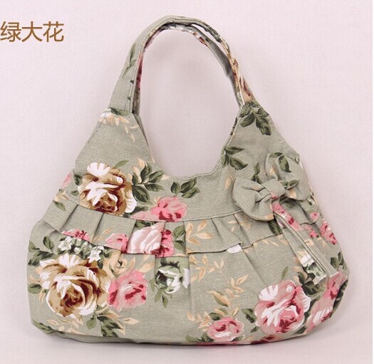 wholesale printing handbags sweet packet processing canvas bag casual fashion small cloth hand