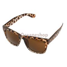Retro Frame Women Sunglasses Shades Squared Type Classic Leopard