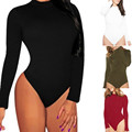 CELMIA Rompers Womens Jumpsuit Sexy Lady Long Sleeve Backless Skinny Slim Fit Bodysuits Short Overalls Playsuits