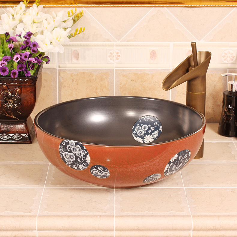 Hand painted porcelain sink compra lotes baratos de hand painted ...